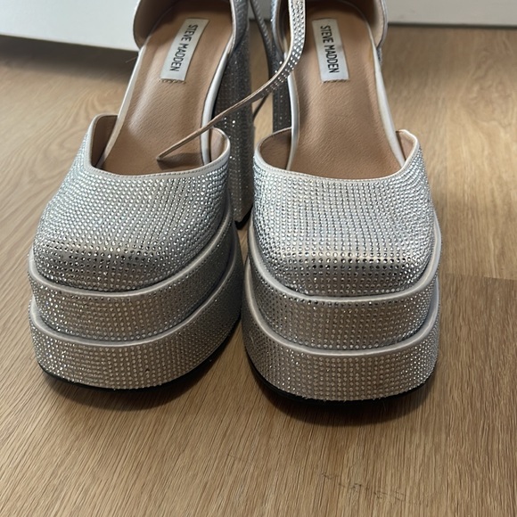 Steve Madden Charlize Heel in Rhinestone - Picture 4 of 5
